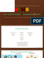 Ales and Inventory Anagement Ystem