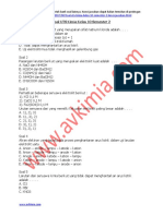 Soal UTS Kimia Kelas 10 Sem 2