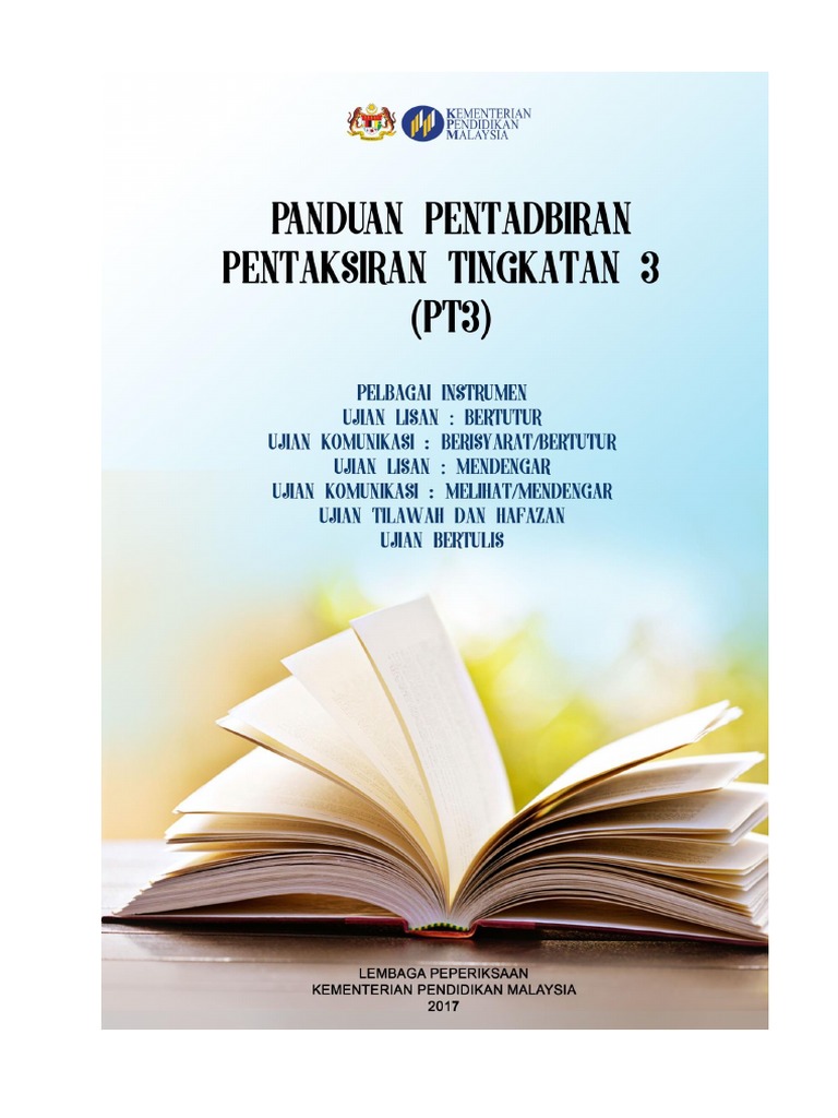 Panduan Pentadbiran PT3 2017 PDF | PDF
