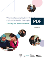 Volunteer Speaking English With Confidence - Training and Resource Toolkit PDF