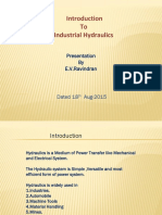 To Industrial Hydraulics: Presentation by E.V.Ravindran