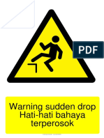 Warning: Beware of Sudden Drops