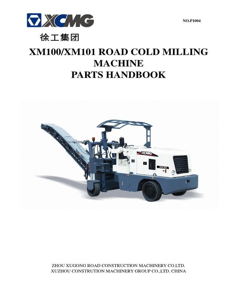 XM100/XM101 Cold Milling Parts Guide | PDF | Screw | Transmission ...