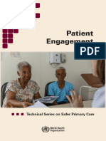 Patient Engagement: Technical Series On Safer Primary Care