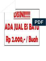 Ada Jual Es Batu