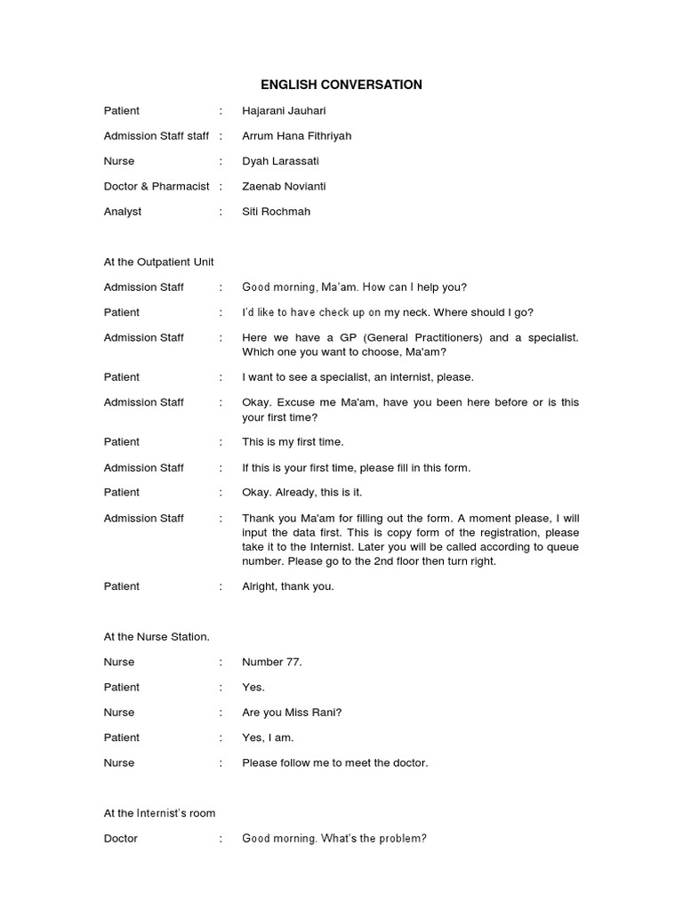 Patient Interaction at Healthcare Facility | PDF | Pharmacy ...