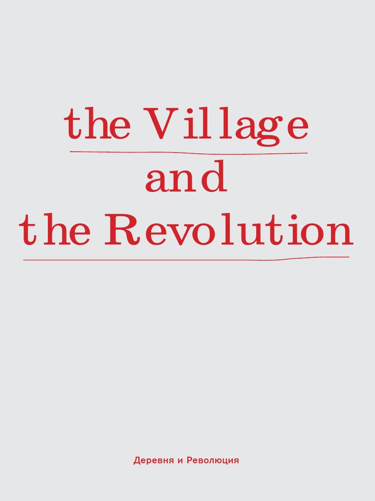 Village Revolution | PDF | Soviet Union | World Politics