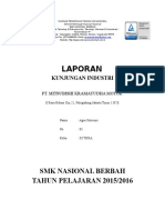 Contoh Laporan Kunjungan Industri Di PT