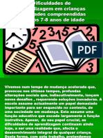 Dificuldades de Aprendizagem em Crianças de 7-8 Anos