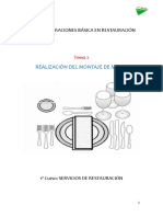 Tema 2. Realizacion Del Montaje de Mesas