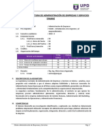 Administración de Empresas y Servicios - Silabo (Adm)