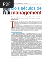 Histórico da administração