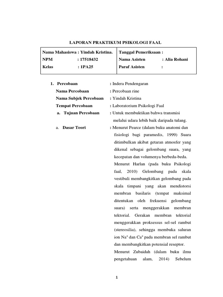 Laporan Praktikum Psikologi Faal Fxxk Autosaved Docx