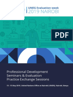 Professional Development Seminars & Evaluation Practice Exchange Sessions