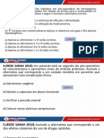 V V V F: 3. (REDE SARAH 2012) Um Individuo em Pós-Operatório de Hernioplastia