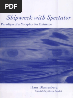 Hans Blumenberg Shipwreck With Spectator Paradigm of A Metaphor For Existence 1 PDF