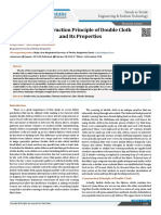 The Construction Principle of Double Cloth and Its Properties