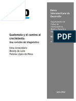 Guatemala y El Camino Al Crecimiento Una Revisión Del Diagnóstico PDF