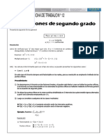 INECUACIONES DE SEGUNDO GRADO