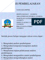 Analisis Pembelajaran