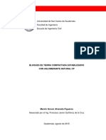 Bloques de Tierra Compactada Estabilizados Con Aglomerante Natural CP 2015-Guatemala PDF