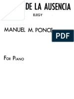 M. Ponce - Elegia de La Ausencia PDF