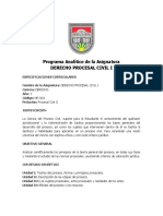 Derecho Procesal Civil I