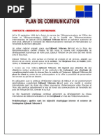 PLAN DE COMMUNICATION Med