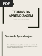MOREIRA, Marcos Antônio. Teorias de Aprendizagem | PDF | Behaviorismo ...