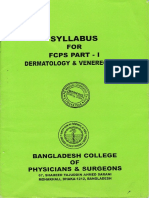 FCPS Part-1 Syllabus Derma