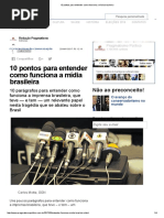 10 pontos para entender como funciona a midia brasileira