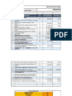 Presupuesto Obra Civil Puente El Aguila