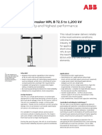 Abb Flyer LTCB HPL B 72.5-1200kv 3 HR