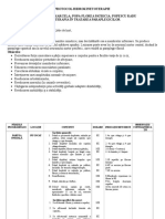 PARAPLEGIE Protocol Hidrokinetoterapie