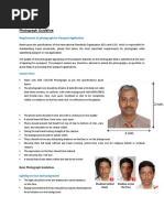 Photograph Guideline: Requirement of Photograph For Passport Application