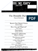 The Deniable Darwin David Berlinski PDF
