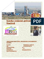 Lucky Cement Private Limited: TH TH