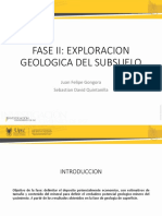 Exploración Geologica Del Subsuelo