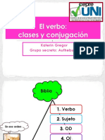 Clase 10 - El Verbo, Clases y Conjugación