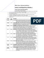 Perf Rep Studies 1_Marking Guidelines