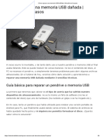 Cómo Reparar Una Memoria USB Dañada _ Solución en 3 Pasos