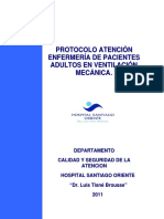 Protocolo Atencion Enf de Pacientes Adultos en Ventilacion Mecanica