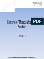 Control of Nonconforming Product