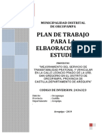 Caratula de Plan de Tbabajo