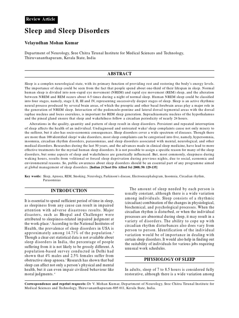 Neurological Sleep Disorders in Toddlers | PDF | Sleep | Rapid Eye ...