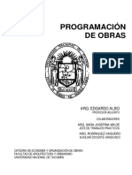 Programación de Obras - Introduccion Conceptual