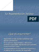 La Argumentación Jurídica