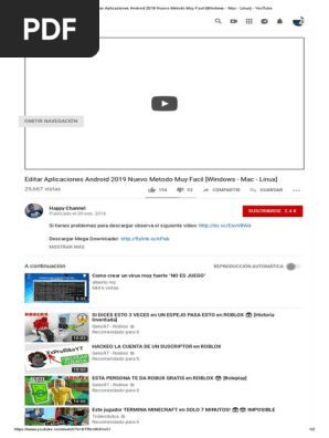 Editar Aplicaciones Android 2019 Nuevo Metodo Muy Facil Windows Mac Linux Plataformas De Computacion Software - scribd si entras en este ascensor mueres roblox youtube Editar Aplicaciones Android 2019 Nuevo Metodo Muy Facil Windows Mac Linux Plataformas De Computacion Software - si entras en este ascensor mueres roblox youtube