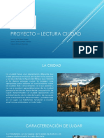 Proyecto - Lectura Ciudad