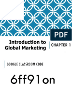 Global Marketing Chapter 1